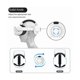 thumbnail image 3 of Accesorios inteligentes de realidad virtual para reemplazo ajustable Elite Headwear cómodos sin presión en el rostro, color blanco, 3 of 5