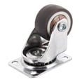thumbnail image 1 of 12X Mini Casters, 1 Inch/25 mm Diameter, Ultra-Quiet Wheel for Bookcase Drawers, 1 of 7