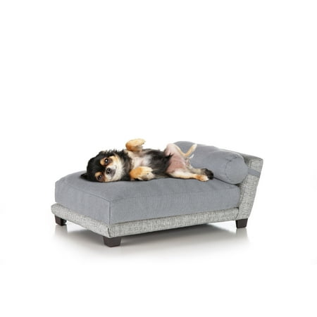 Club Nine Pets Bada Orthopedic Dog Bed  Small  Silver.