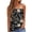 Black, variant on Women Summer Tops Women Casual Vacation Holiday Printing Bandeau Strapless Tank Sleeveless Summer Top Camisole Juniors Camisole Sleeping Bra Tops for with Support Blank for Printing Button Black 2XL