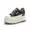 Black, variant on Platform Sneakers For Women, Comfortable Cushioned Arch Support, Non-Slip Casual Walking Shoes, Microfiber Leather Platform Shoes White Black Red Yellow