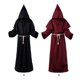 thumbnail image 4 of Guardurnaity Disfraz de Cosplay de Halloween atmósferas de terror con capucha disfraces medievales antiguos capa de fiesta ropa traje para el hogar interior Disfraces de disfraces Rojo SG Guardurnaity AP012628-09, 4 of 6