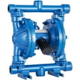 thumbnail image 2 of Dranite Air-Operated Double Diaphragm Pump, 1/2" Cast Iron, 3GPM 90PSI, Nitrile Diaphragm for Oil/Petroleum/Diesel & Low Viscosity Fluids, 2 of 11