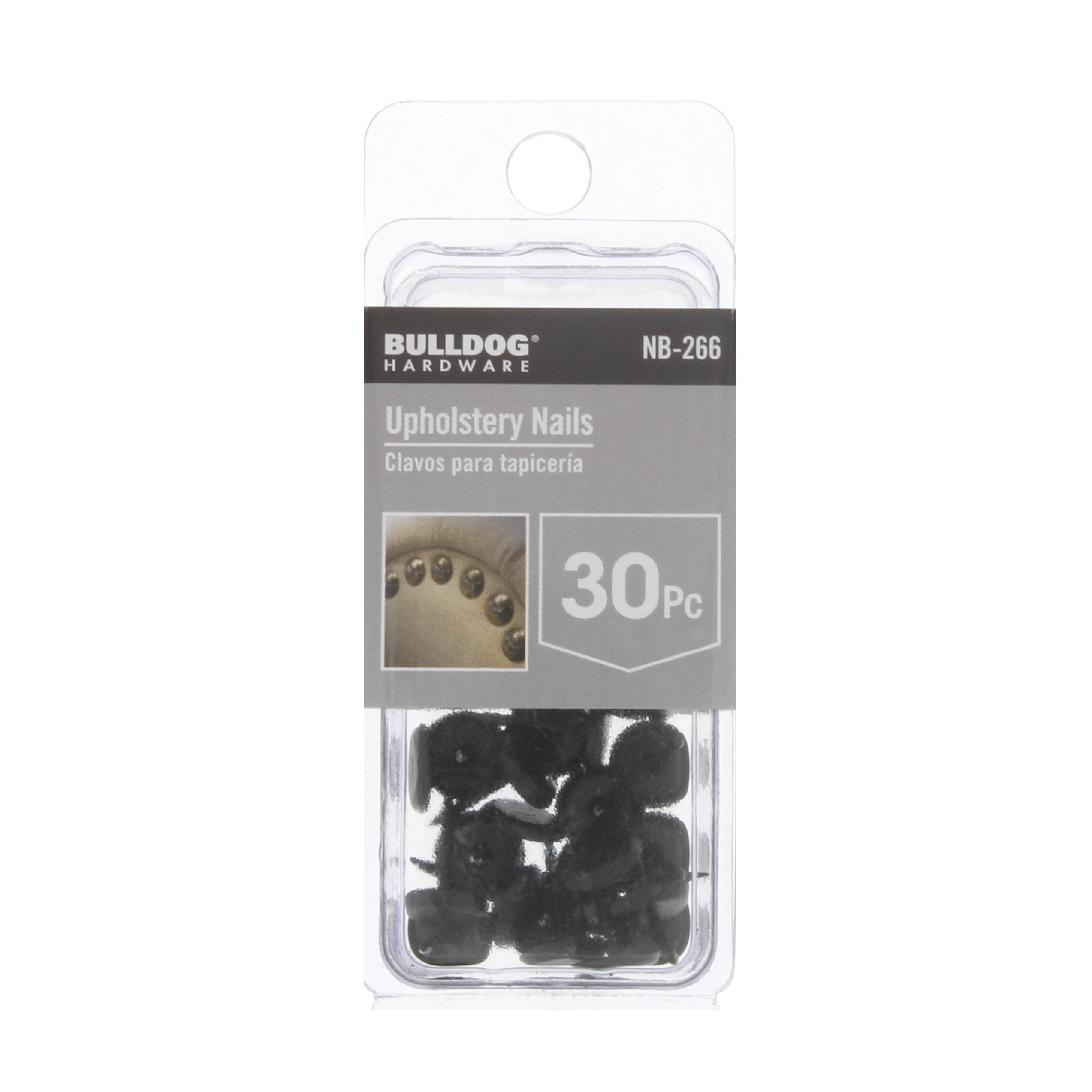 The Hillman Group 532467 Upholstery Nails Black
