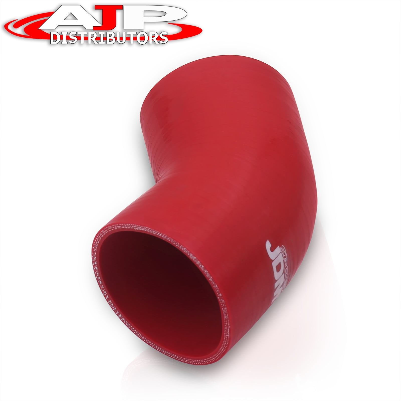 3 To 3.25 Id 90 Degree Elbow Bend Angle Temp Temperature Silicone Coupler Hose Piping Turbo Intercooler Pipe Intake Upgrade Replacement Black Red 