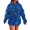 Blue, variant on Half Sweatshirts Hoodies Teens Ladies Zipper Sweatshirts Women S Sweat Shirts Long Sweatshirt Hoodie Women's Women's Fashion Hooded Sweatshirt With Print Long Sleeve Drawstring Pullover Comf Red XXXXL