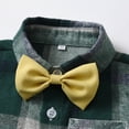 thumbnail image 4 of Hiijoy Little Boys Outfits Short Sleeve Dress Shirt Suspender Shorts Suit, Sizes 5-6Y, 4 of 7