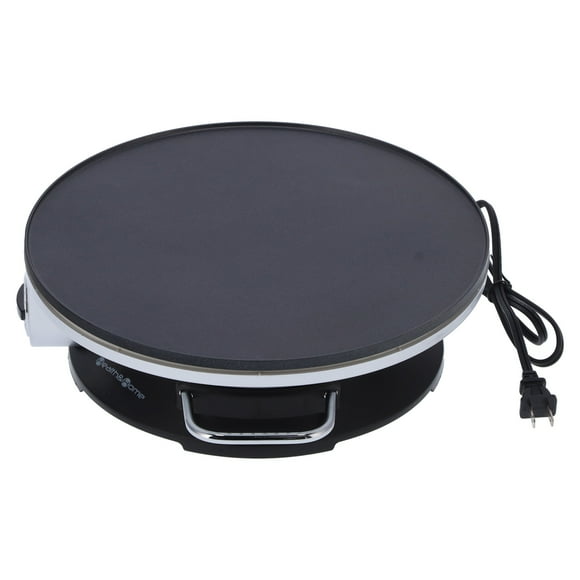 Electric Crepe Maker, Three Temperature Control Knob, Precise Temperature Control For Roti, Tortilla, Eggs, Pancakes And Crepes