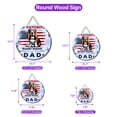 thumbnail image 5 of My Favorite Basset Hound Calls Me Dad. Happy Father's Day Round Wood Sign Bassets Dog Breed Lovers Gifts Idea Hanging Wall Home Decor - 00005, 5 of 5