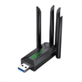 thumbnail image 1 of 1200Mbps Dual Band USB3.0 wifi Adapter WiFi Adapter with 4 Antenna, 1 of 5