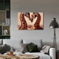 thumbnail image 2 of BCIIG Giraffe Mom and Baby Cute Animal Wall Decor Picture Canvas Print for Kids Room Nursery School Playroom Unframed 24" x 16", 2 of 5