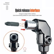 Milue 90 Degree Corner Device Screwdriver Socket Adapter Drill Bit Corner Adapter