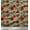 Tortilla Brown, variant on Soimoi Silk Fabric Bone,Floral & Skull Halloween Print Fabric by Yard 42 Inch Wide