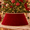 RED, variant on LOMYOLO Velvet Christmas Tree Skirt, 24 Inch Round Christmas Tree Collar, Soft Plush Xmas Tree Stand Cover Christmas Tree Ring Skirt for Artificial Christmas Trees Holiday Indoor Decoration - RED