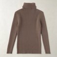 thumbnail image 2 of WXFAZCVU Boys Turtleneck Sweater Slim Long Sleeve Tops Versatile Comfortable Fall Clothes Size 12-14 Years, 2 of 4