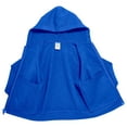 thumbnail image 6 of Soft  Cozy 100% Cotton Fleece Zip Hoodie with Inner Pockets | Crayon Blue, 6 of 7