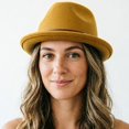 thumbnail image 2 of vlrwzc Khaki Classic Bowler Hat, Vintage Round Top Derby Hat for Party and Daily Use, 2 of 7