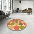 thumbnail image 4 of Ahgly Company Machine Washable Indoor Rectangle Transitional Grapefruit Red Area Rugs, 2' x 3', 4 of 7