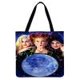 thumbnail image 1 of Bolso de compras de hombro con estampado de bruja de película, bolso de mano grande informal H Tmvgtek Para estrenar, 1 of 5