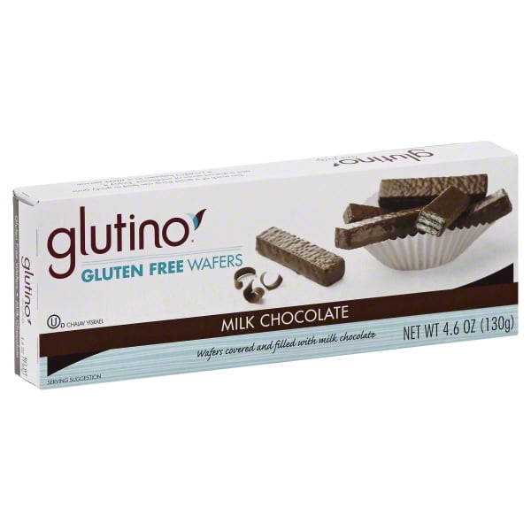 Glutino GlutenFree Milk Chocolate Wafers 4.6 oz. Box