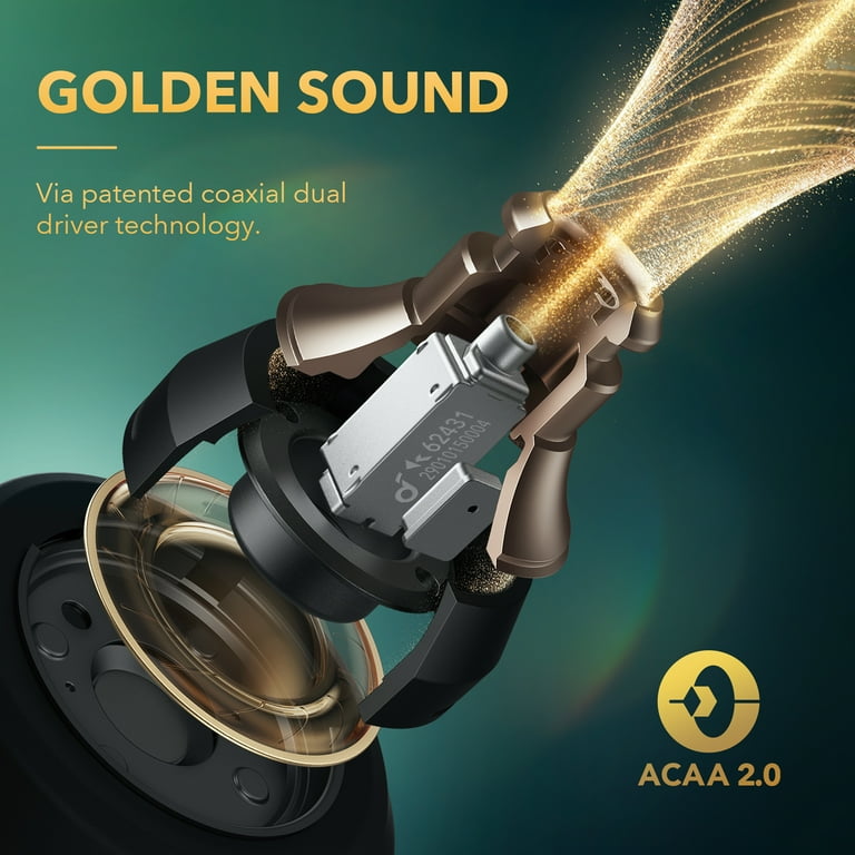 Soundcore by Anker- Liberty 3 Pro Earbuds True Wireless AANC Headphones, IPX4 Waterproof, 3D EQ, 8/32-Hour Playtime