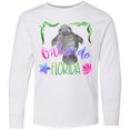 thumbnail image 3 of Inktastic Orlando Florida Cute Swimming Manatee Long Sleeve Youth T-Shirt, 3 of 5