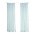 thumbnail image 5 of BalsaCircle 10 feet x 10 feet Sheer Voile Backdrop Drapes Curtains 2 Panels 5x10 feet Wedding Party Ice Blue, 5 of 8