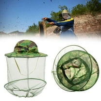 Beekeeping Cowboy Hat Mosquito Bee Insect Net Veil Protective Hat