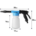 thumbnail image 2 of Car Wash Foam Sprayer 1L Handheld Pressure Foam, Adjustable Thick FoamCannon for Auto Detailing, Vehicle Cleaning, Home Multi-Purpose Use Blue, 2 of 4