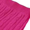 thumbnail image 4 of CILENON Womens Sets 2 Piece Outfits Women's Solid Colour Round Neck Sweater Top Trouser Set Sweat Set for Women Sweat Suit Matching Sets Women Clothing(Hot Pink,M), 4 of 5