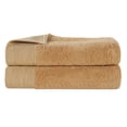 thumbnail image 3 of Superior Rayon from Bamboo Soft Modern Bath Sheet Set of 2, Gold, 3 of 13