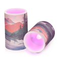 thumbnail image 7 of Yayeee Flameless Candles with Remote Flickering Battery Operated Multi Color Changing, Mountains at Dawn, 7 of 7