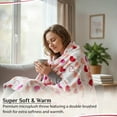 thumbnail image 5 of Decor&More Love Collection Heart Ultra Plush Throw Blanket (50" x 60") - Be Mine, 5 of 6