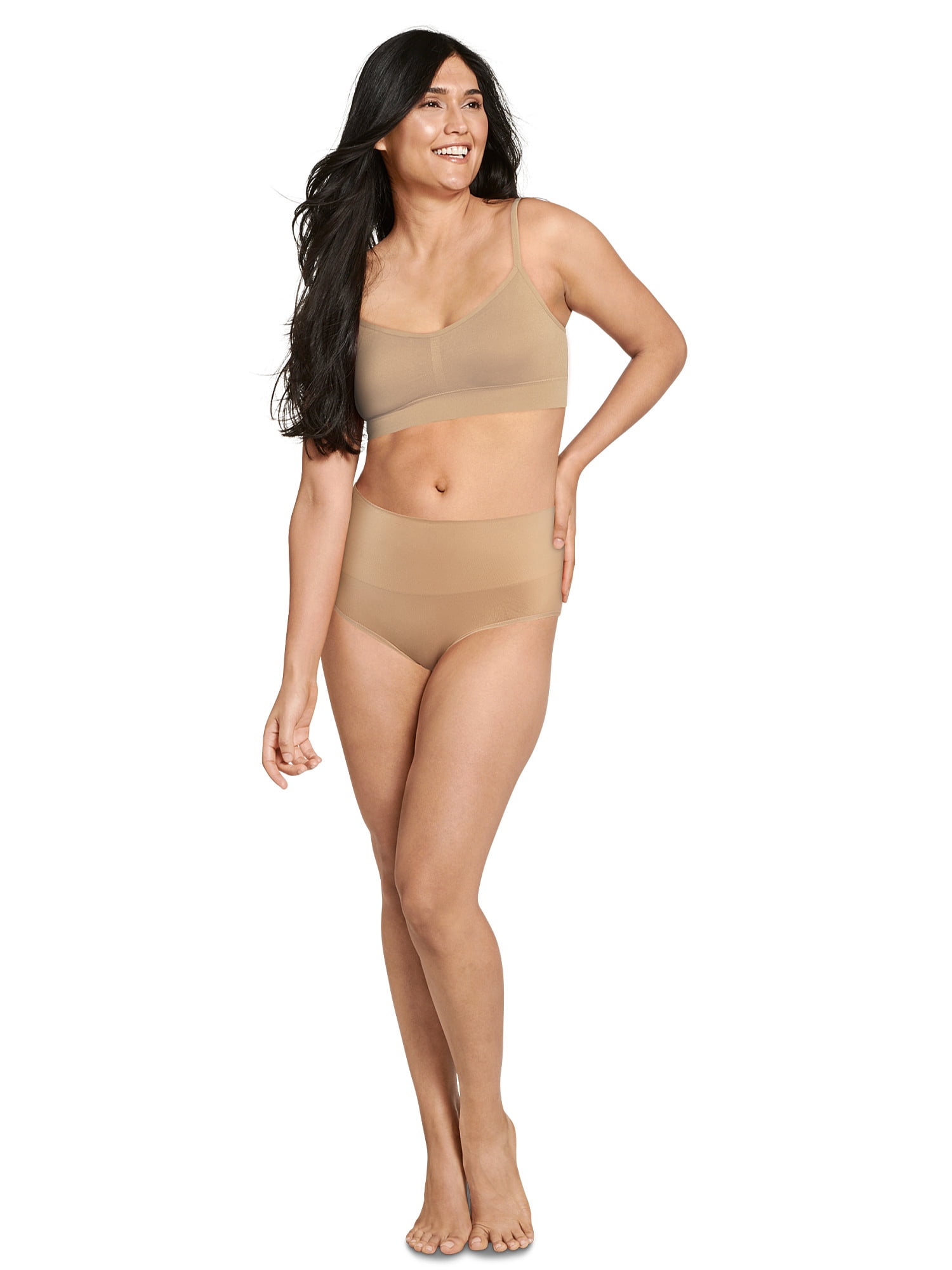 Jockey® Essentials Women's Tummy Smoothing Mid-Waist Brief, Sizes Small-3XL