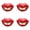 Red 4PCS, variant on Dog Pacifier Toy Funny Red Lips Dog Pacifier Silicone Chew Toy | Teething Soft Oral Health Care Calming Pet Teether For Training 1pc
