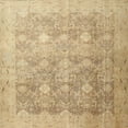 thumbnail image 1 of Ahgly Company Machine Washable Indoor Square Traditional Bronze Brown Area Rugs, 8' Square, 1 of 7