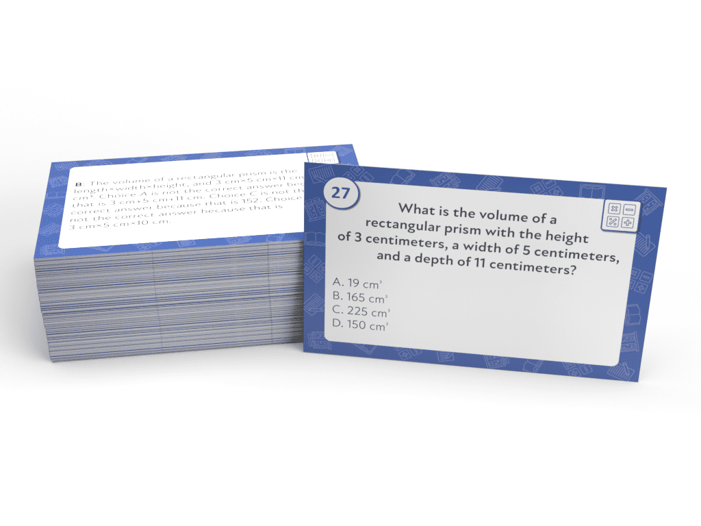 ATI TEAS 7 Practice Question Study Cards: ATI TEAS Test Prep for the Nursing Entrance Exam [Full Color Cards]