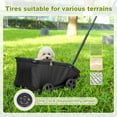 thumbnail image 6 of 4 Wheels Folding Pet Stroller for Small Dogs Cats,Dog Wagon for Small Dogs with Safety Rope,Dog Baby Carriages Travel, Walking, Vet Visits (Black), 6 of 9