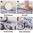 thumbnail image 3 of WannaToo Kitchen Mats 2Pcs, Anti Fatigue Kitchen Rugs and Mats, Non-slip Cushioned Floor Comfort Mat for Kitchen, Doorway, Sink, Laundry, 17"x27"+17"x47",Spoon and Fork, 3 of 8