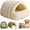 White, variant on Warm Cat Sleeping Bed for Winter,Cozy 360° Semi-Enclosed Pet Cave with Removable & Washable Plush Cushion,Double PP Cotton Filling,Soft Arctic Plush Hideaway for Indoor Cats and Small Dogs