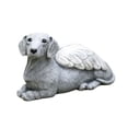 thumbnail image 4 of Estatua de perros ángeles Ornamento de animales creativo coleccionable para jardín de césped interior Estilo B, 4 of 8