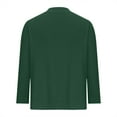 thumbnail image 4 of ibuvkizy Cardigan Sweaters for Women Loose Long Sleeved Breathable Cardigans Women's Casual Blouse Soft Loose Cardigan Knitted Sweater Cropped Tops Green M, 4 of 5