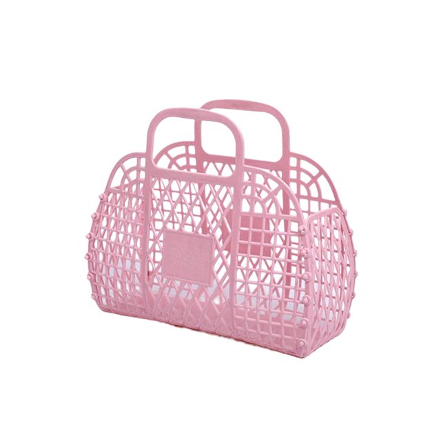 Toystoory Cesta de almacenamiento Caja de lavandería Caja de ropa Filtro de malla de gran capacidad multicolor Accesorios para el hogar Cestas de baño Rosa