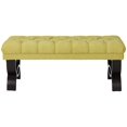 thumbnail image 2 of Christopher Knight Home Scarlett Fabric Ottoman Bench, Light Green, 2 of 2