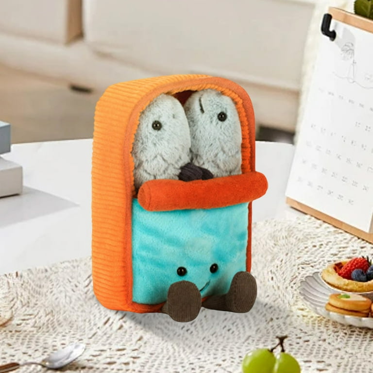 2025新作  amuseables sardine tin 2025 Jelycat Toy Amuseables Sardine Tin | Food Plush