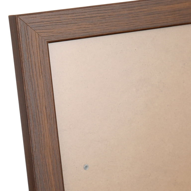 4x6 5x7 6x8 7x12 8x10 Wood Grain Picture Frame With Mat, Brown Photo Frame  for Wall and Desktop Display With Glass 