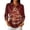 Gold, variant on LTTVQM Christmas Blouses for Women 3/4 Sleeve Collared Half‑Placket Polo Christmas Tree Snow Graphic Loose Daily Wear Shirts