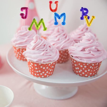 Sinoyyonm 8 Morceaux D Anniversaire De Silicone Moule De Gateau Anglais Alphanumerique Au Chocolat Silicone Moule De Gateau Decoration Walmart Canada