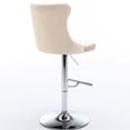 thumbnail image 3 of 360° Swivel Bar Stools with Luxury Buttons / Suitable for Kitchen Island, American Design, 3 of 7