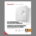 thumbnail image 3 of Honeywell Digital Line Volt Thermostat, Baseboard Non-Programmable, 3 of 6